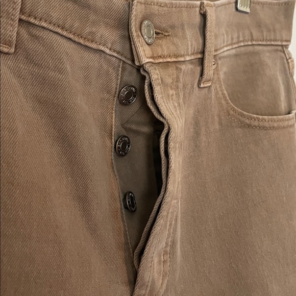 Gap | 2022 Tan Cheeky High Rise Straight Denim Jeans Size 10 Fall Neutral - Picture 6 of 13